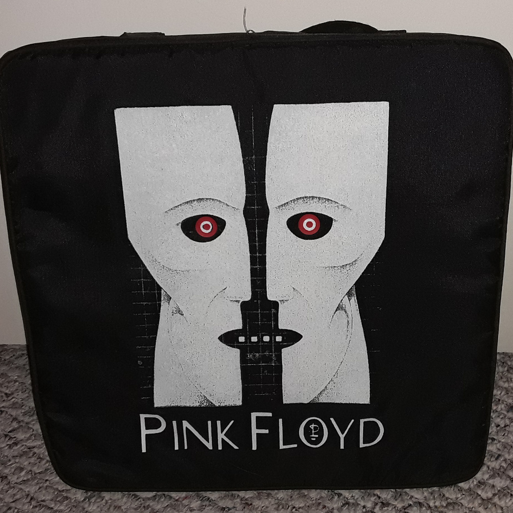 Rare Vintage Pink Floyd Seat Cushion Black White, & Red